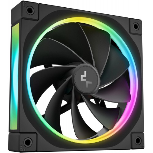 Купить вентилятор Deepcool FL12R Reverse ARGB 120мм черный - тихий 4-pin, 33.9дБ (R-FL12R-BKAPN1-G) для корпуса