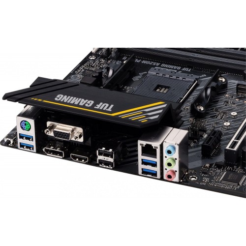 Материнская плата Asus TUF GAMING A520M-PLUS II для AMD: mATX, 4xDDR4, HDMI, DP, 7.1 звук