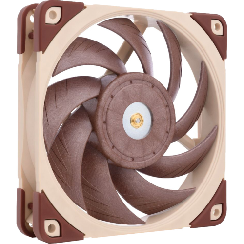 Кулер для корпуса/ Case Cooler Noctua NF-A12x25 PWM (120x120x25mm, 4-pin PWM, 60.09CFM, 22.6dBA, 2000RPM, Beige/Brown)