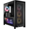 Купить корпус Corsair Frame 4000D LCD RS ARGB - Midi-Tower без блока питания, 3 вентилятора 120mm ARGB, поддержка E-ATX, ATX, mATX, mITX, черный