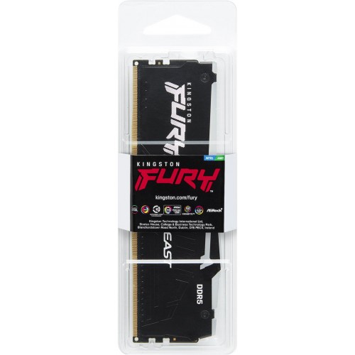 Купить оперативную память Kingston 32GB DDR5 5600MT/s CL40 DIMM FURY Beast RGB XMP для максимальной производительности