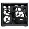 Корпус без блока питания/ Case HSPD F330, Panoramic Mini-tower, Black, TG, 0.5 SPCC, 3x120mm ARGB (FN027) mATX, mITX 160/400/200mm 1x2.5", 2x3.5", 4xPCI 1xUSB-C 3.0, 2xUSB-A1.0 428x280x375mm
