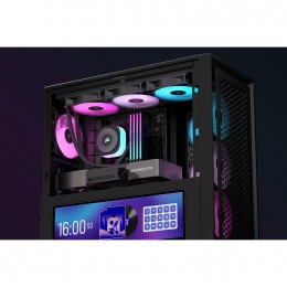 Корпус без блока питания/ Case Corsair Frame 4000D LCD RS ARGB, Midi-Tower, TG, 3x120mm ARGB, 2xUSB-A 3.2, 1xUSB 3.2 Type-C, E-ATX, ATX, mATX, mITX Black
