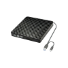 Внешний оптический DVD привод/ DVD-RW ext. Black Slim Ret USB3.0+TYPE-C STM