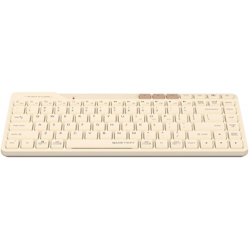 Клавиатура A4Tech FBK26C AS: Бежевый USB Беспроводной Slim Multimedia Модель для Удобства и Стиля