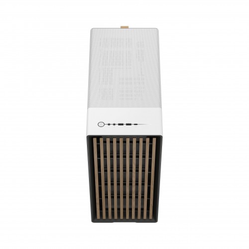 Корпус ПК без блока питания/ Case Fractal Design North, Midi-Tower, 2x140mm, 2xUSB-A 3.2 + 1xUSB 3.2 Type-C ATX, mATX, mITX Wood panel, Chalk White Fractal Design