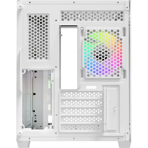 Корпус ПК Ocypus Iota C50 Curve WH ARGB - Mini-Tower с 3x120mm ARGB, USB-C и поддержкой mATX/mITX