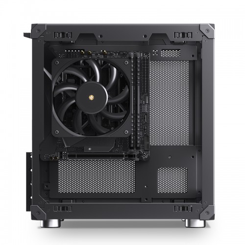 Корпус JONSBO C6 Mini-Tower без блока питания: стильный чёрный mATX/mITX с USB-A 3.0 и USB-C 3.1