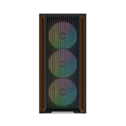 Корпус ПК без блока питания/ Case SAMA Z60 Black, Midi-Tower, TG, 4x140mm ARGB, 2xUSB 3.0 + 1xUSB 3.1 Type-C, E-ATX, ATX, mATX, mITX Black