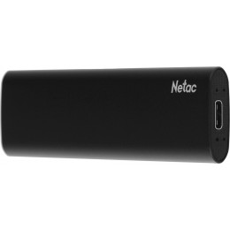 Накопитель SSD Netac USB-C 1Tb NT01ZSLIM-001T-32BK Z Slim 1.8" черный