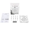 Вентилятор корпусный/ Case Cooler Thermalright TL-8015W (80x80x15mm, 4-pin PWM, 28.4CFM, 23.3dBA, 2200RPM, White)