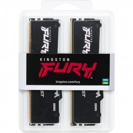 Память оперативная/ Kingston 64GB 6000MT/s DDR5 CL40 DIMM (Kit of 4) FURY Beast RGB XMP