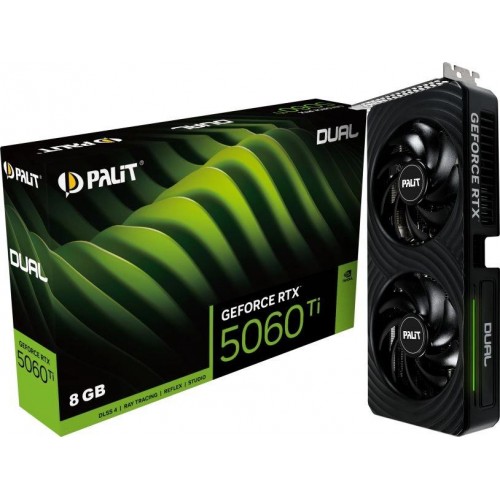 Купить видеокарту Palit GeForce RTX 5060 Ti Dual – Высокая производительность для геймеров и профессионалов