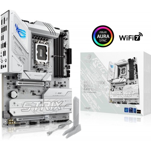 Купить материнскую плату Asus ROG STRIX B860-A GAMING WIFI Soc-1851 для Intel B860 - 4xDDR5, ATX, 8ch (7.1), 2.5G, RAID, HDMI, DP