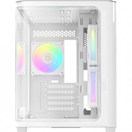 Корпус ПК без блока питания/ Case Ocypus Iota C50 Curve WH ARGB, Mini-Tower, TG, 3x120mm ARGB, 2xUSB-A 3.0 + 1xUSB-C, mATX, mITX White