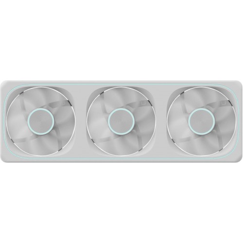 Вентилятор Formula Air Fusion 3 ARGB 360x120x28 мм белый - тихий 4-pin (34.95 дБ) для оптимального охлаждения корпуса