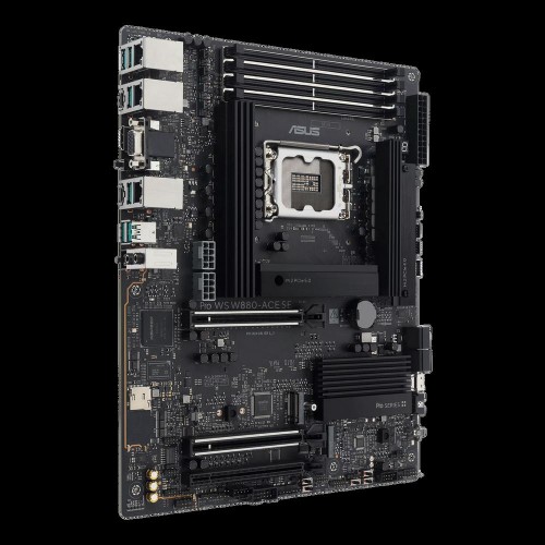 Материнская плата ASUS PRO WS W880-ACE SE LGA 1851 ATX 4xDDR5 3xPCIEx16 4xM.2 Thunderbolt USB-C HDMI VGA 2x2.5GLAN