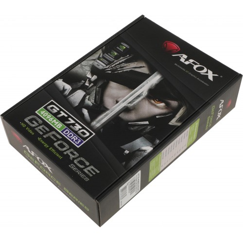 Купить видеокарту Afox PCI-E AF730-4096D3L6 с NVIDIA GeForce GT 730, 4ГБ GDDR3, низкопрофильная, DVI/HDMI/CRT