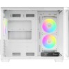 Корпус ПК Ocypus Iota C50 Curve WH ARGB - Mini-Tower с 3x120mm ARGB, USB-C и поддержкой mATX/mITX