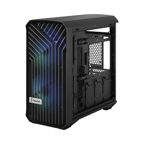 Корпус ПК без блока питания/ Case Fractal Design Torrent Compact RGB TG Light Tint, Midi-Tower, 2x180mm RGB, 2xUSB-A 3.2 + 1xUSB 3.2 Type-C E-ATX, SSI-CEB, ATX, mATX, mITX Black Fractal Design