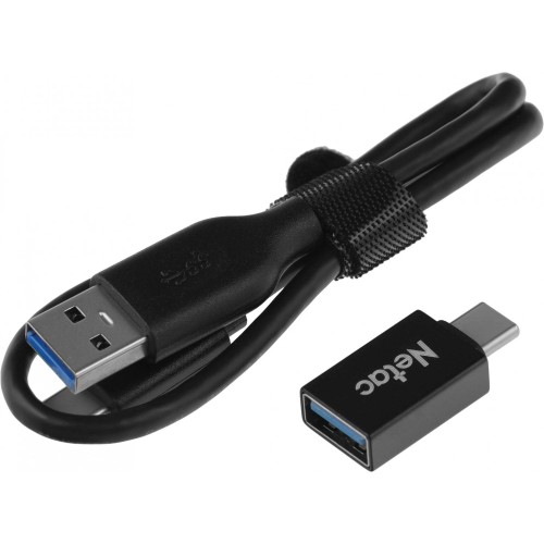 Накопитель SSD Netac USB-C 1Tb NT01ZSLIM-001T-32BK Z Slim 1.8 черный - Высокоскоростное хранилище для ваших данных