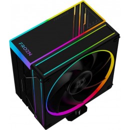 Кулер ID-Cooling Frozn A410 ARGB Soc-AM5/AM4/1200/1700/1851 черный 4-pin 29.9dB Al+Cu 230W 730gr Ret (FROZN A410 ARGB) [FROZN A410 ARGB]