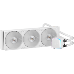 Система жидкостного охлаждения/ Water Cooling System Ocypus Iota L36 WH (300W, 360mm, White, ARGB Pump, Fans: 3x120mm, 77CFM, 2000RPM/ Pump height 65mm, 27dBA, 3100RPM, Rad thickness 27mm/ S: 1851, 1700, 1200, 115X, AM5, AM4)