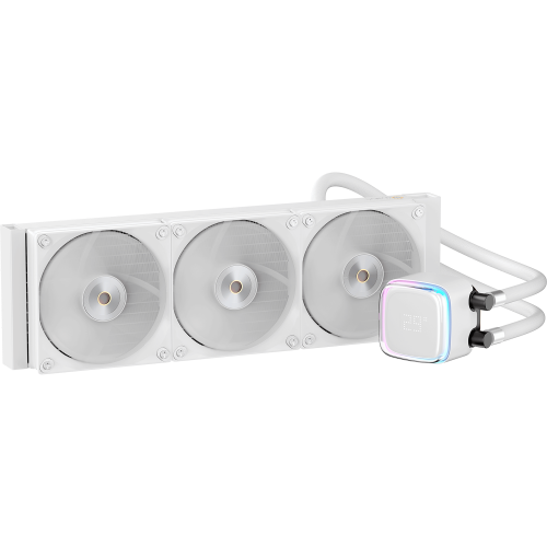 Система жидкостного охлаждения Ocypus Iota L36 WH: 360mm, 300W, ARGB, 3 вентилятора 120mm, совместимость с AM5 и AM4