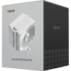 Кулер для процессора Ocypus Iota A40 WH с двойным вентилятором – мощность 220W, LED-индикация температуры, совместимость с AM5/AM4