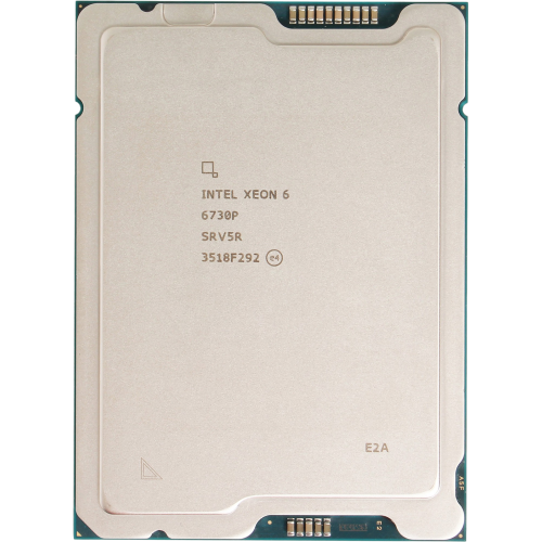 Процессор/ CPU LGA4710 Intel Xeon 6730P (Granite Rapids, 32C/64T, 2.5/3.8GHz, 288MB, 250W) OEM