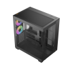 Корпус ПК Ocypus Delta C74 BK ARGB – Midi-Tower с RGB подсветкой, 2xUSB-A 3.0 и USB-C 3.1, совместимый с ATX, mATX, mITX