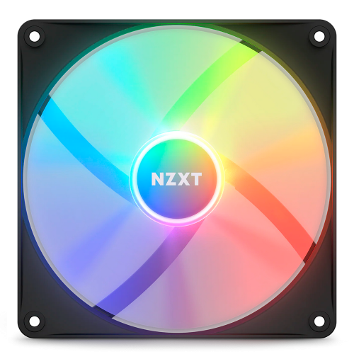 Кулер для корпуса ПК/ Case Cooler NZXT F120 RGB Core (120x120x25mm, 4-pin PWM, RGB, 78.86CFM, 33.88dBA, 1800RPM, Black) NZXT