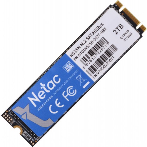 Твердотельный накопитель Netac SATA-III 2TB M.2 2280 NT01N535N-002T-N8X - Высокоскоростное Хранение Данных