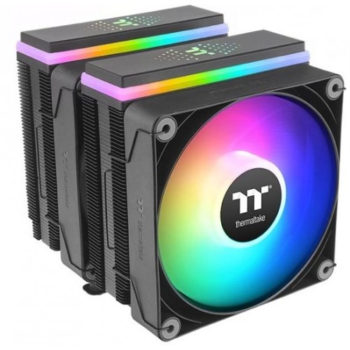 Кулер Thermaltake Astria 600 ARGB Soc-AM5/AM4/1200/1700/1851 черный 4-pin 26.8dB Al 265W Ret (CL-P121-CA12SW-A) [CL-P121-CA12SW-A]