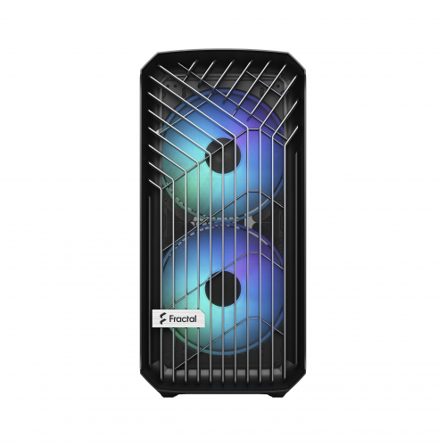 Корпус ПК без блока питания/ Case Fractal Design Torrent Compact RGB TG Light Tint, Midi-Tower, 2x180mm RGB, 2xUSB-A 3.2 + 1xUSB 3.2 Type-C E-ATX, SSI-CEB, ATX, mATX, mITX Black Fractal Design