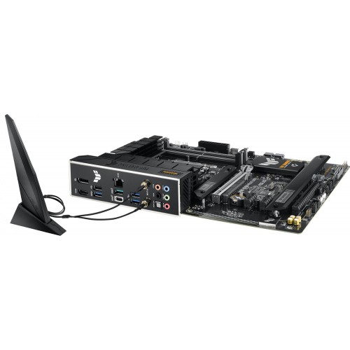 Материнская плата Asus TUF GAMING B760-PLUS WIFI для Intel 1700, 4xDDR5, ATX, 2.5G, RAID, HDMI, DP – идеальное решение для gamers и сборщиков ПК.