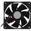 Вентилятор Deepcool XFan 80 (80x80x25, черный, 4-pin, 20дБ) - идеальное охлаждение для вашего корпуса