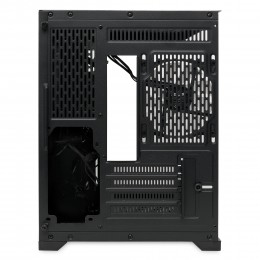Корпус без блока питания/ Case HSPD F330, Panoramic Mini-tower, Black, TG, 0.5 SPCC, 3x120mm ARGB (FN027) mATX, mITX 160/400/200mm 1x2.5", 2x3.5", 4xPCI 1xUSB-C 3.0, 2xUSB-A1.0 428x280x375mm