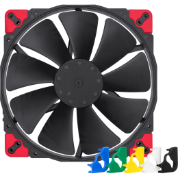 Кулер для корпуса/ Case Cooler Noctua NF-A20 PWM chromax.black.swap (200x200x30mm, 4-pin PWM, 86.46CFM, 18.1dBA, 800RPM, Black)