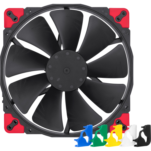 Кулер для корпуса/ Case Cooler Noctua NF-A20 PWM chromax.black.swap (200x200x30mm, 4-pin PWM, 86.46CFM, 18.1dBA, 800RPM, Black)