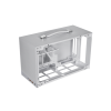 Корпус без блока питания/ Case PCCooler K101 MESH WH 3F, Mini-Tower, Mesh, 3x120mm, 2xUSB-A 3.0 + 1xUSB-C 3.1, SFX PSU Support, mITX White PcCooler