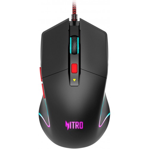Купить оптическую мышь Acer Nitro OMW301 черную с 7200dpi и 6 кнопками - идеальный выбор для геймеров!