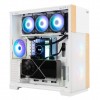 Корпус без блока питания/ Case InWin F5, Full-Tower, TG, 3x140mm ARGB, 2xUSB-A 3.0 + 1xUSB-C 3.2, E-ATX, ATX, mATX, mITX White In-Win