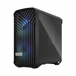 Корпус ПК без блока питания/ Case Fractal Design Torrent Compact RGB TG Light Tint, Midi-Tower, 2x180mm RGB, 2xUSB-A 3.2 + 1xUSB 3.2 Type-C E-ATX, SSI-CEB, ATX, mATX, mITX Black