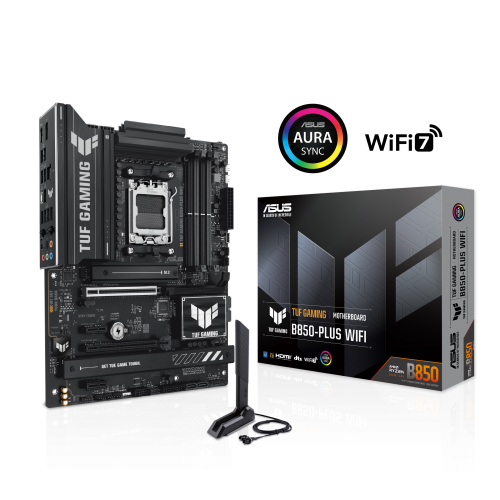 Материнская плата TUF GAMING B850-PLUS WIFI: Высокая производительность и надежность для геймеров