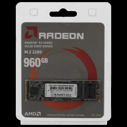 Твердотельный накопитель AMD SATA 960GB R3MS0960G8 Radeon M.2 2280
