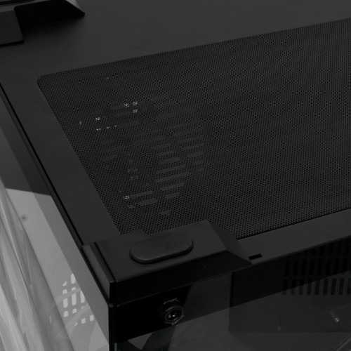 Корпус без блока питания/ Case HSPD F330, Panoramic Mini-tower, Black, TG, 0.5 SPCC, 3x120mm ARGB (FN027) mATX, mITX 160/400/200mm 1x2.5", 2x3.5", 4xPCI 1xUSB-C 3.0, 2xUSB-A1.0 428x280x375mm