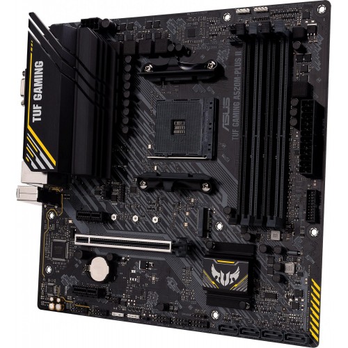 Материнская плата Asus TUF GAMING A520M-PLUS II для AMD: mATX, 4xDDR4, HDMI, DP, 7.1 звук