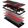Механическая клавиатура A4Tech S98 RED для геймеров с LED подсветкой и USB подключением (1.8м)