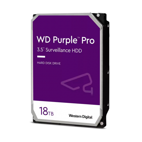 Жесткий диск WD SATA3 18Tb Purple Pro 7200 об/мин с 512Mb кэш и 1 годом гарантии